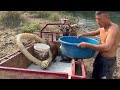 Wild Fishing, Unbelievable Fishing With Pump, Catch Many Fish In The Vortex Of Pump