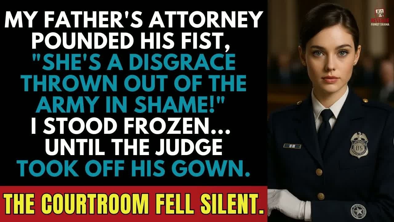 They Called Me a Disgrace — But When the Judge Removed His Robe, Everyone Went Silent