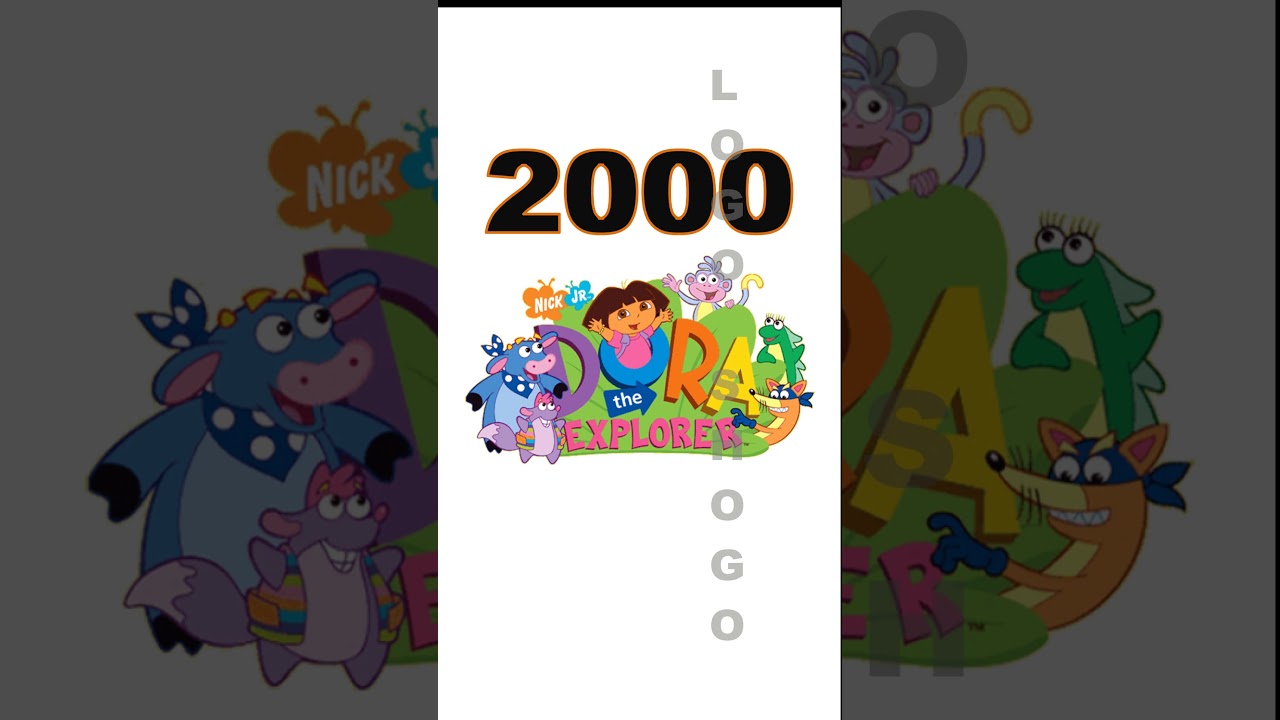 Эволюция логотипа Микки Мауса и Даши-исследовательницы 