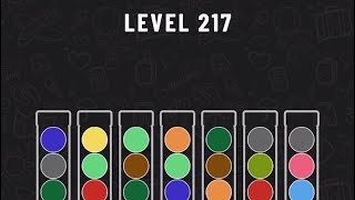 Ball Sort Puzzle Level 217 #ballsortpuzzle #ballsortpuzzlegameplay #puzzlegame #mobilegames
