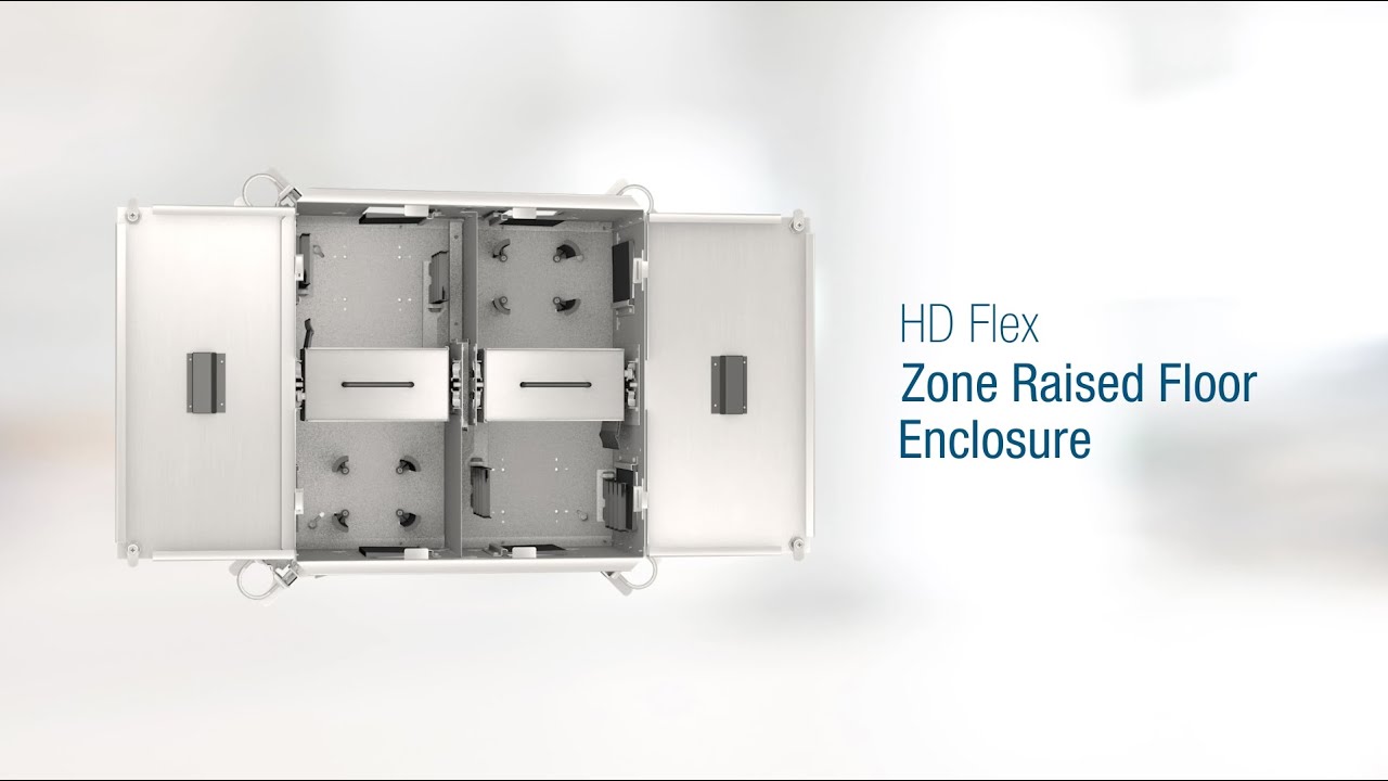 HD Flex Zone Raised Floor Enclosure YouTube