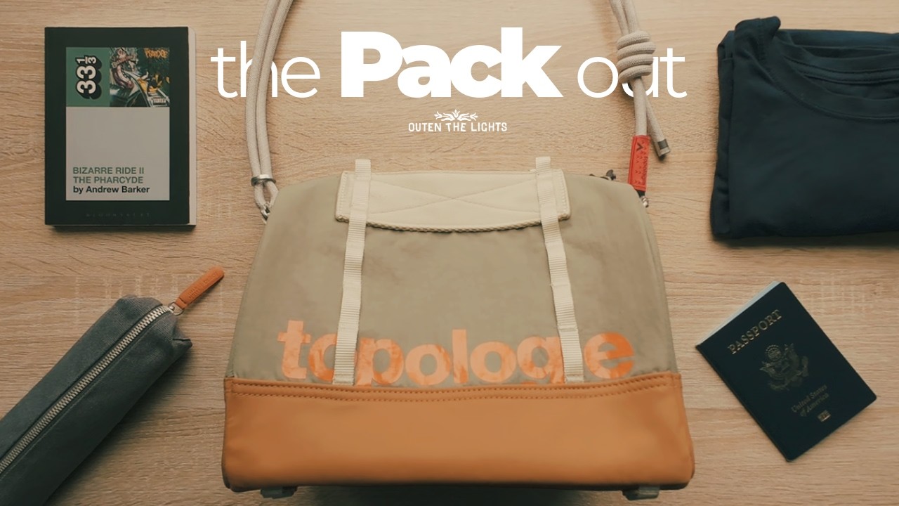 How I Travel With Just a 7L Topologie Bag, A Trip to the Block