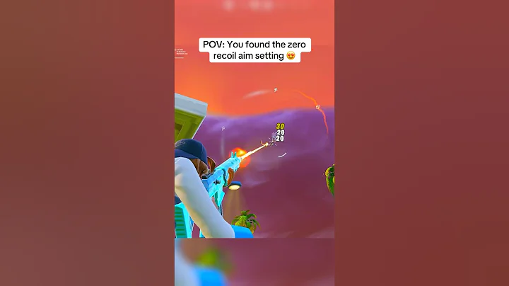 I found the zero recoil aim setting in Fortnite 😍 (Controller & KBM) - PS5, XBOX, PC, SWITCH