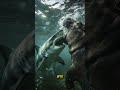 Who would win?....Great white Vs Hippo #animalclash #animalfight #apexpredator