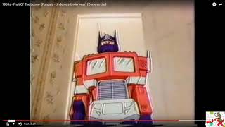 1980s Fruit of the Loom Funpal Commerical and FUNNY CHILDHOOD UNDERWEAR STORY!!! Transformers!