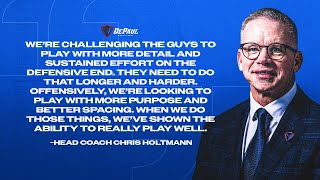 Men's Basketball Media Availability - 11/6 - Layden Blocker and Chris Holtmann