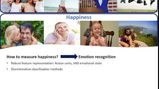Happiness Analysis with Fisher information of Dirichlet-multinomial mixture model