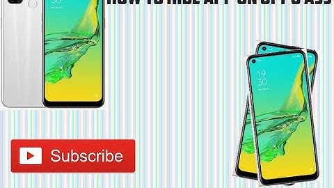 How to hide apps from home screen and use in oppo a53 mobile