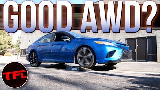 Can The Toyota Camry AWD Embarrass a Subaru On The TFL Slip Test? We Were Surprised!