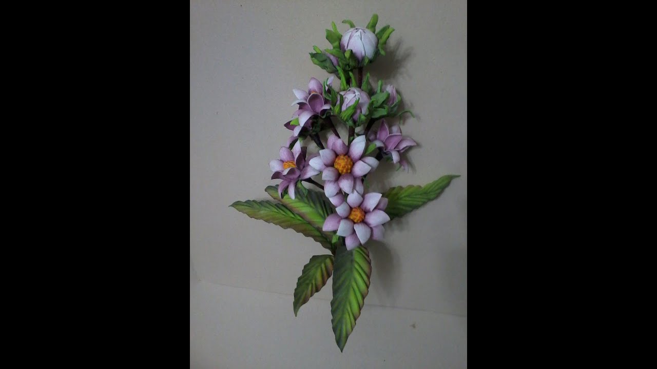 Mega Flores Flores em EVA JACINTO (passo a passo Adesivo De Parede Emoji ~ Mega Flores Flores em EVA JACINTO (passo a passo
