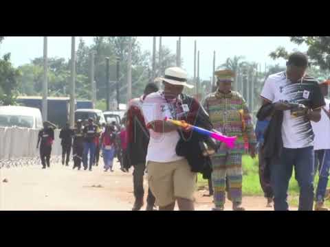 Fans turn up for Uganda’s first national team match at Hoima City Stadium