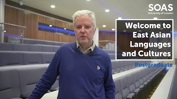 Welcome to East Asian Languages and Cultures - Postgraduate