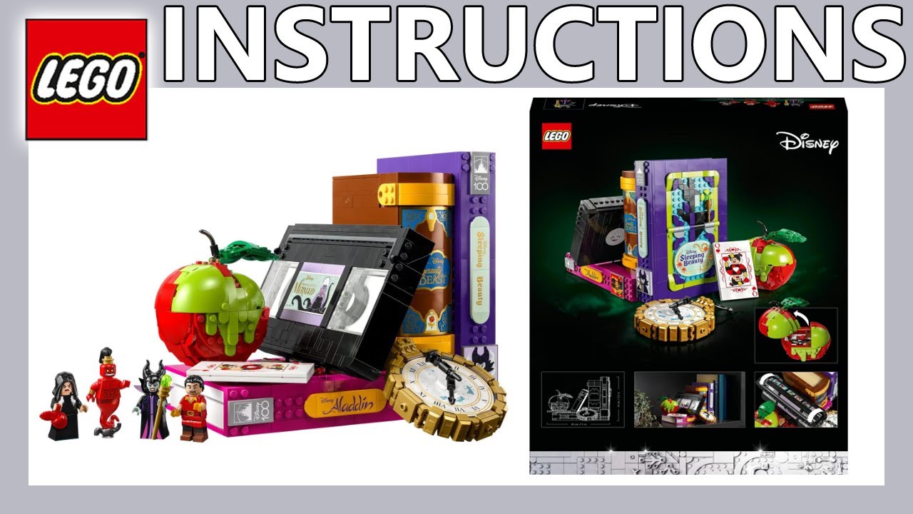 LEGO instructions | Villain Icons | 43227 | LEGO Disney 2023