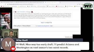 2024 NFL Mock Draft WalterFootball com After Dark May 9 2023