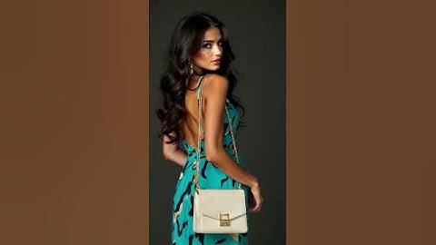 4k - Turquoise Elegance | High-Fashion Glamour in Motion  #aigenerated #fashion #eleganceinmotion