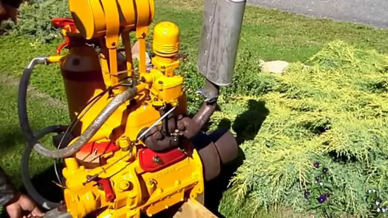 Caterpillar Power station with CAT  D7 pony motor  YouTube