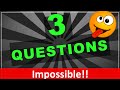 3 Trick Questions Your Friends will ALWAYS get Wrong!! (with answers)