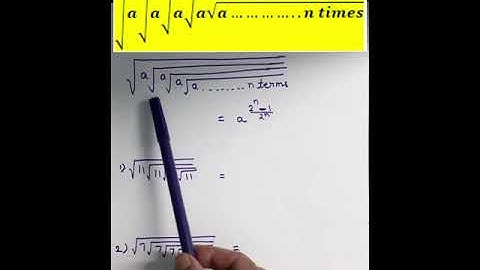 Finite Nested Radicals Trick #shorts