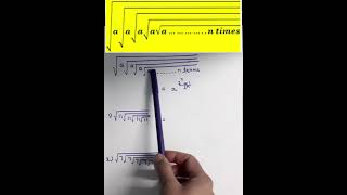 Finite Nested Radicals Trick #shorts