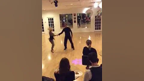 Mr Jewett dancing You Cant Beat a Cheetah w Ms Jul...