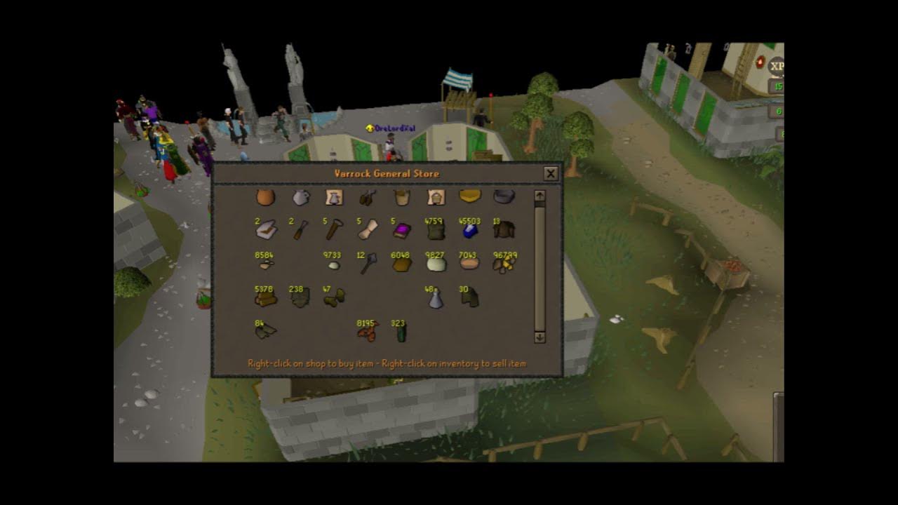 Old School Runescape Glitch Varrock General Store August 28 2021