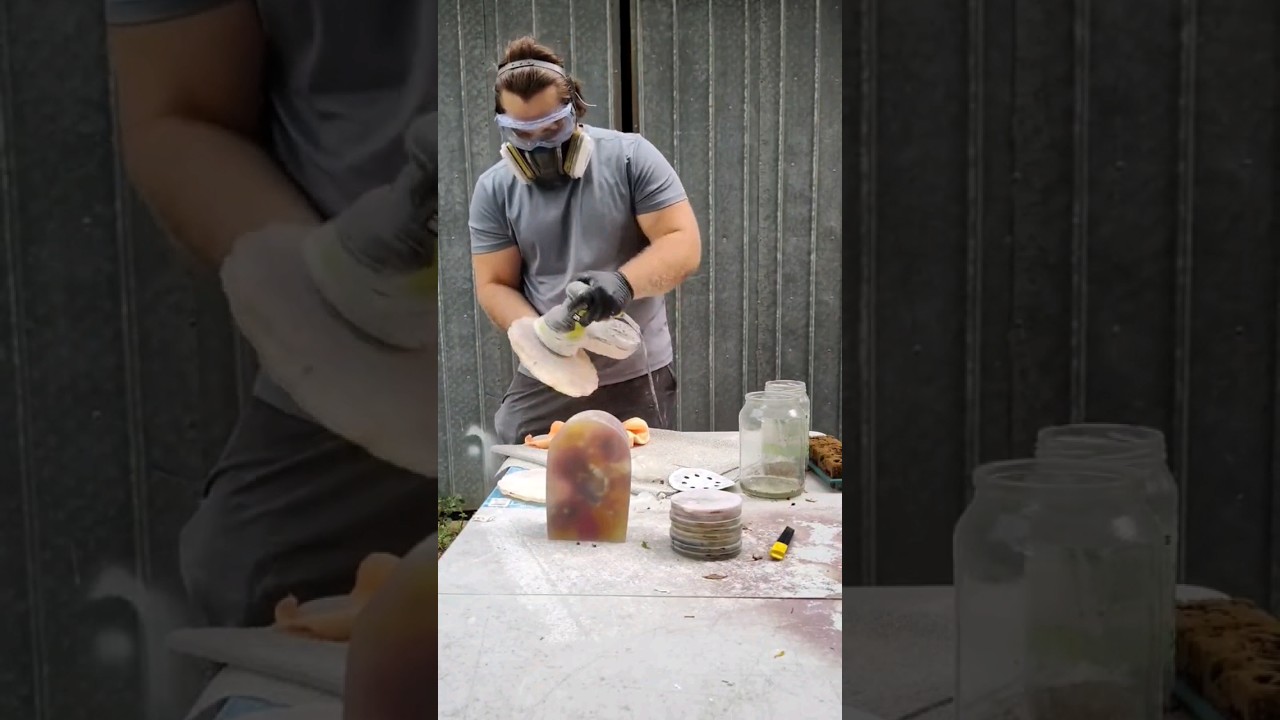 Sanding resin 