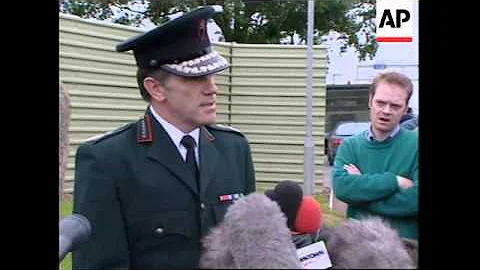 NORTHERN IRELAND: POLICE CHIEF RONNIE FLANAGAN PRE...