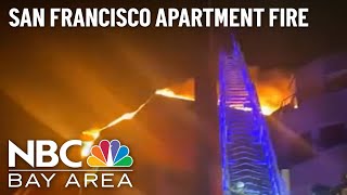 2 Rescued, More Than 40 Displaced in San Francisco Apartment Fire
