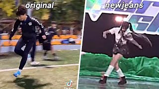 Newjeans Vs Original Slick Back Dance