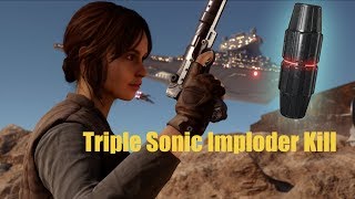 Triple Sonic Imploder Kill - Star Wars Battlefront