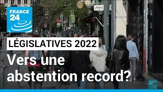 Élections législatives en France: Vers une abstention record ? • FRANCE 24