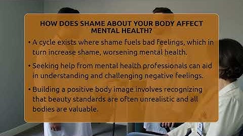 How Does Shame About Your Body Affect Mental Health? - Inside Body Image