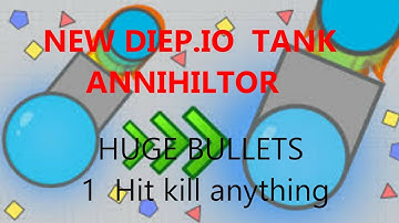 Diep.io ANNIHILATOR TANK HUGEST BULLETS - REKING OTHERS -Diep.io Infinity