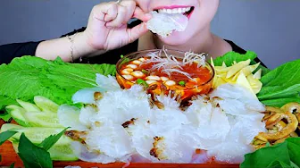 ASMR Crunchy, Cool, Tangy This Jellyfish Dish Is Next LeveL | LINH-ASMR thumbnail