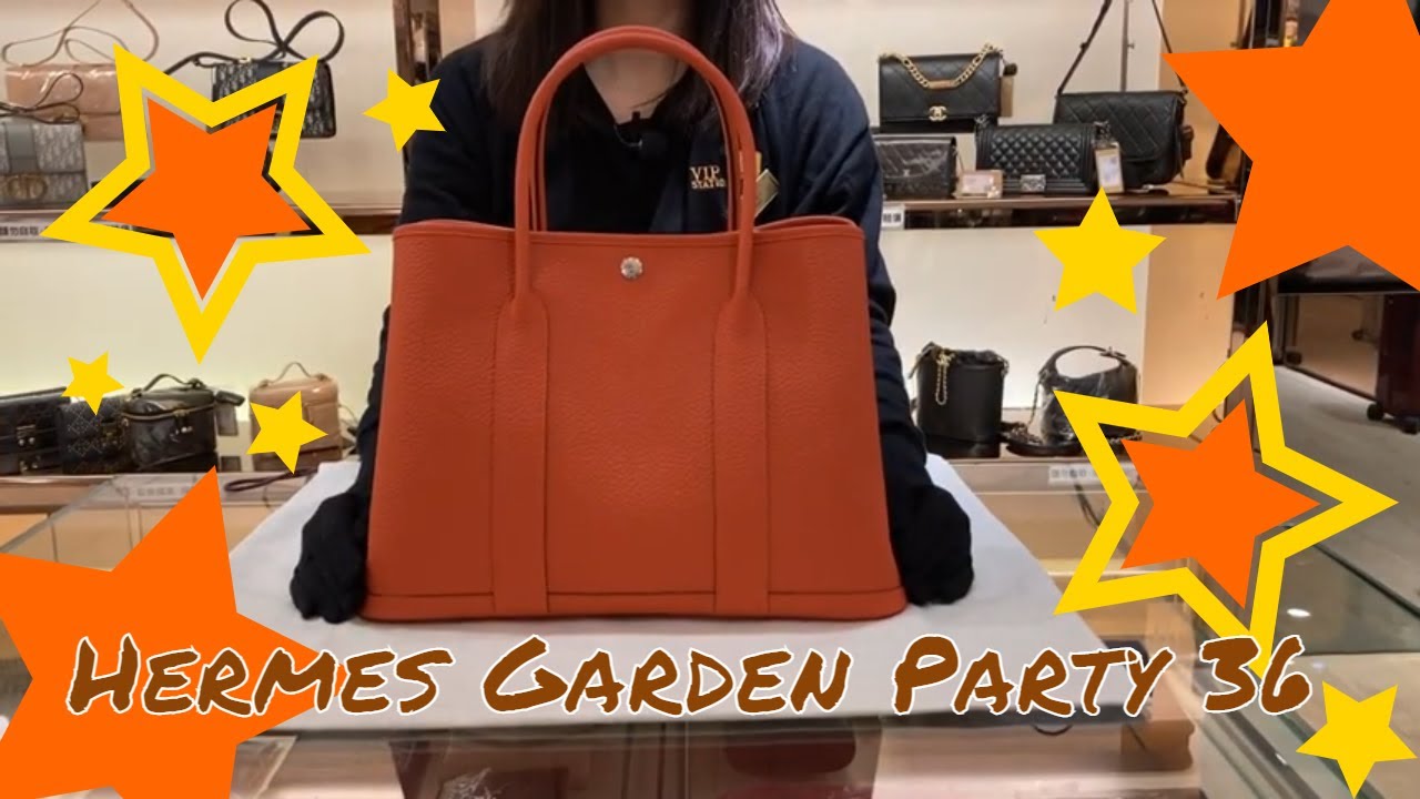 GOLD HERMÈS GARDEN PARTY 36 UNBOXING 