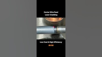 Center wire feed laser cladding #lasermachine  #laserweldingmachine #industrial #lasercladding