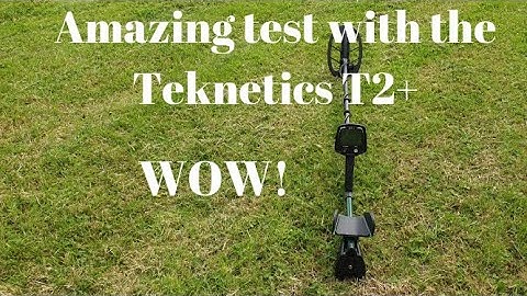 Amazing test with the Teknetics T2+! Wow!