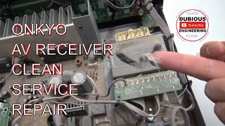 Dub-Eng Onkyo Sanyo Hdmi Tx-Sr309 Av Receiver Amplifier Teardown Service And Repair