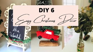 DIY Christmas Decor / Six easy decorations