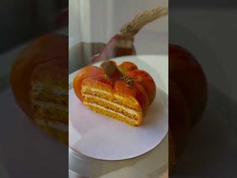 Божественный ТЫКВЕННЫЙ БИСКВИТ🎃Рецепт от @my_cake_aleks🎃Pumpkin Cake Recipe