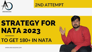 NATA 2023 preparation STRATEGY  to get 180 + in nata 2023 #nata2023