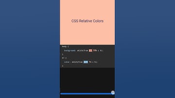 CSS Relative Colors - Blue text and Red background