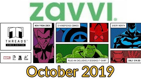 Zavvi Threads box October 2019 | Threads box by Zbox