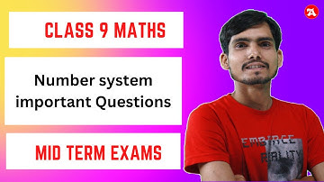 Class 9 Maths chapter 1 Important Questions for exams | Mid Term 2023