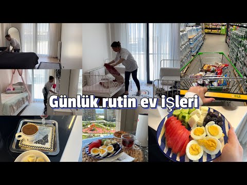 GÜNLÜK VLOG✨RUTİN EV TEMİZLİĞİ🧼KENDİME BALKON KAHVALTISI HAZIRLADIM|EMZİK BIRAKMA SÜRECİMİZ