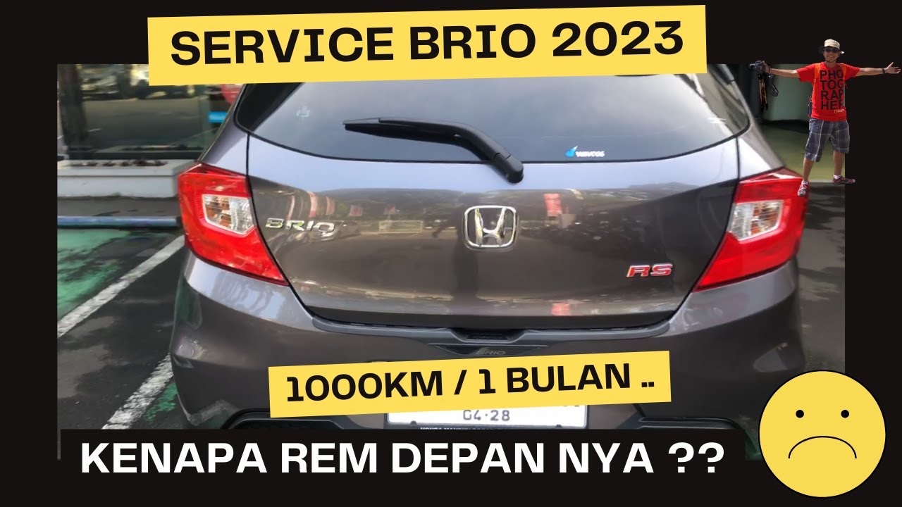 Komplain di service pertama /1000km, rem depan Honda Brio Satya 2023 bunyi #hondabrio