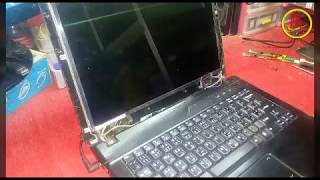 Cara service lcd laptop yang redup nyala tapi kurang jelas atau tidak display.