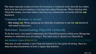 Resolving the Class constructor ObjectId cannot be invoked without 'new' Error in Mongoose