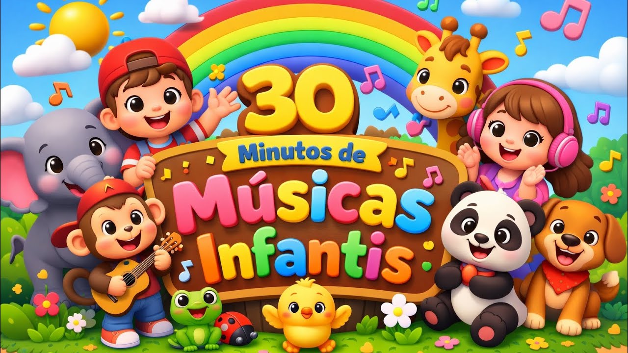 30 MINUTOS DE MÚSICAS INFANTIS 🎶 MÚSICAS PARA CRIANÇAS 🎶 FAZENDINHA ...