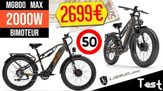 'Test' Bimoteur 2000W 42Kg 😮 Peut-on encore appeler cela un vélo ? 🚲 'Lankeleisi MG800 Max' by Lunaris2142 5,069 views 3 weeks ago 17 minutes